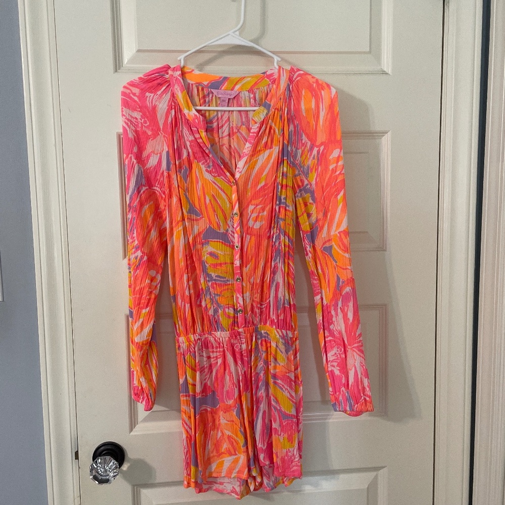 Lilly Pulitzer long sleeve romper